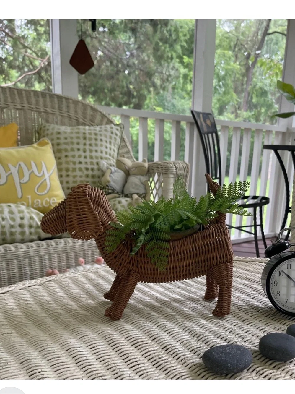 Rattan Dog Pencil Holder - Threshold